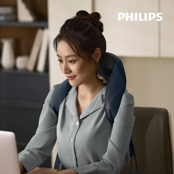필립스 마사지기 메탈테라피 V2 목 어깨 마사지 PPM3523 메탈 승모근 온열 안마기