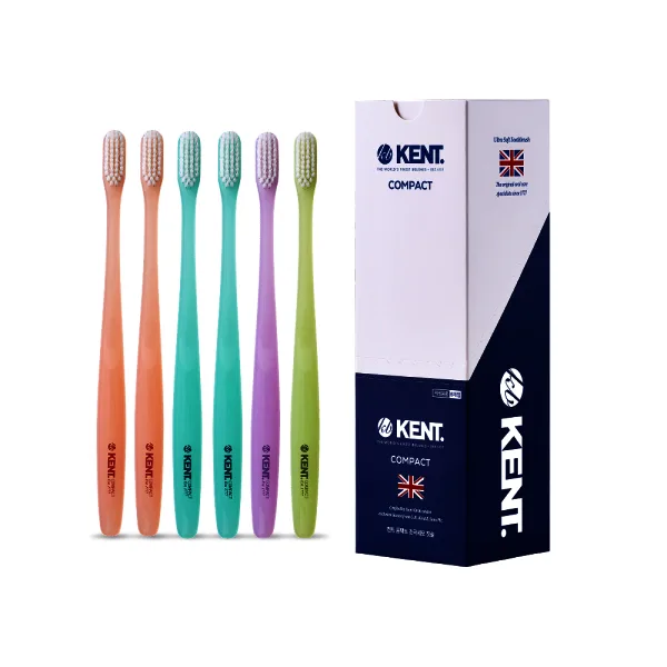 영국왕실 켄.트 칫솔 콤팩트 6개입 섬세하고 부드러운 초극세모