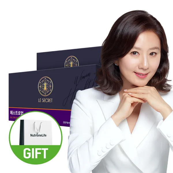 르시크릿 김희애 에스트로업 2박스 2개월분 여성 갱년기 면역