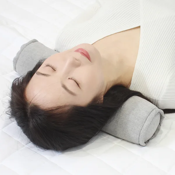 즐잠 경추베개 메밀베개 거북목 일자목배게 목디스크 경추목베개 원형 선염