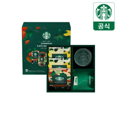 스타벅스 카페모먼트 선물세트 (30T+jar+머그) + 쇼핑백