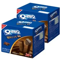 오레오 웨하스스틱 초코, 510g, 2개