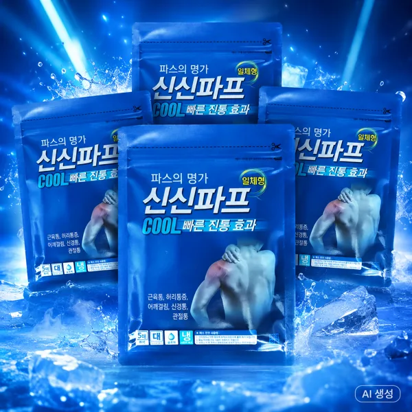 4팩 20매 신신파스 쿨 붙이는 파스 파프 진통 근육통 손목 허리 아렉스 관절통 플렉스