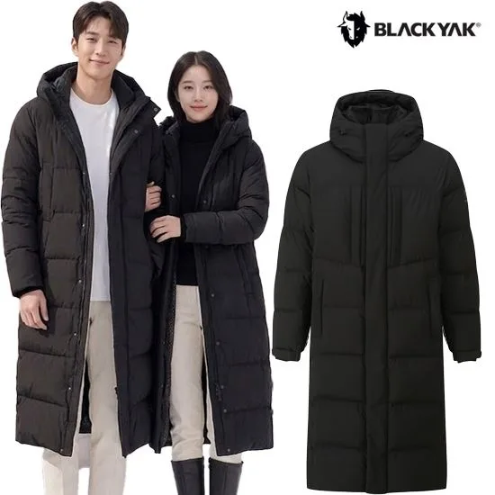블랙야크 26FW 방풍 2L 롱패딩 L이지스벤치다운자켓