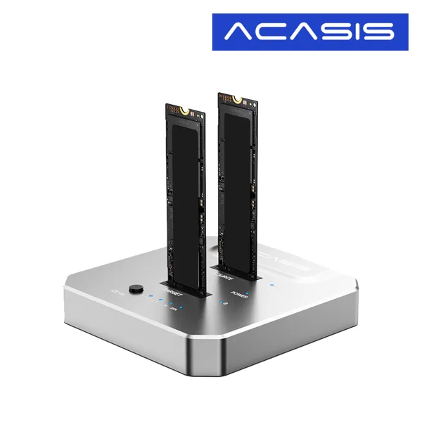 아카시스 M.2 NVMe SSD 2슬롯 20Gbps 도킹 스테이션 EC-6605Pro