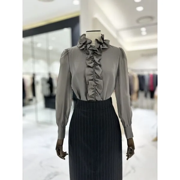 러플장식 블라우스 S263MSC006