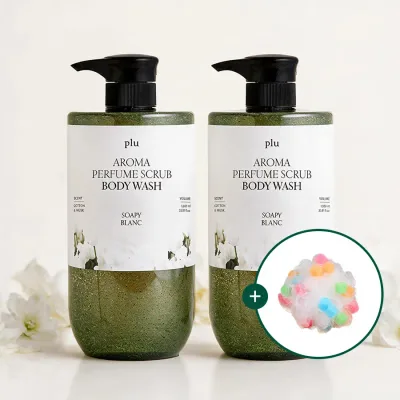 [플루] 아로마 퍼퓸 스크럽 바디워시 1000ml 2개
