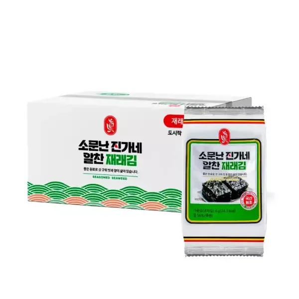 소문난 진가네 알찬 재래김 54봉