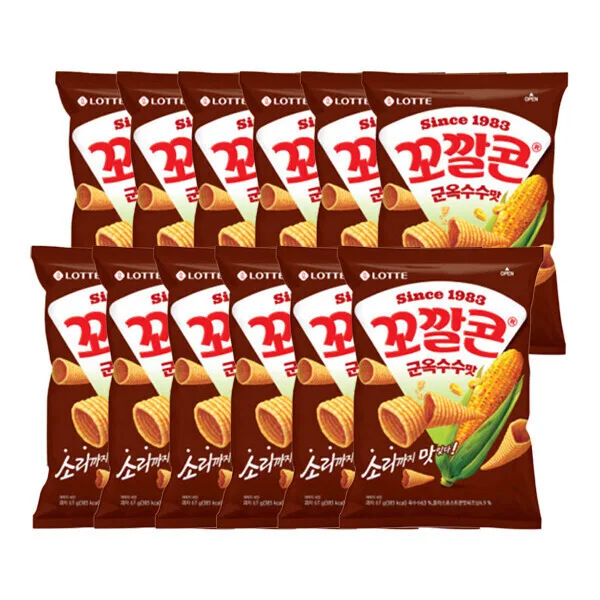 꼬깔콘 군옥수수맛 67g 12입