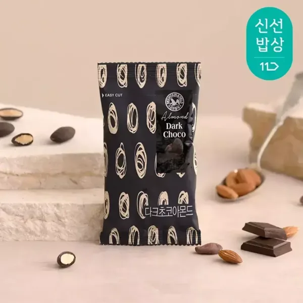 산과들에 다크초콜릿아몬드 30봉 낱봉/ 초콜릿 견과류 간식