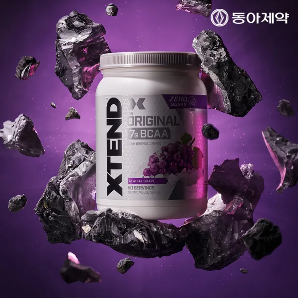 엑스텐드 BCAA 7,000mg x 50서빙 제로슈가 아미노산 포도, 745g, 1개