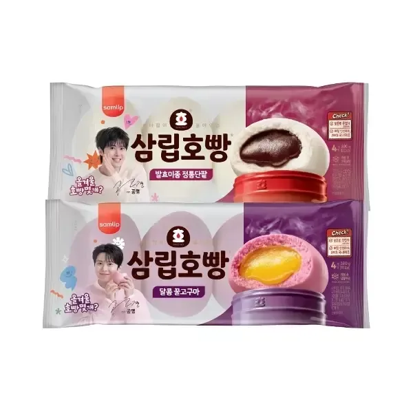 삼립호빵 발효미종 4입 4봉 (단팥/꿀고구마)