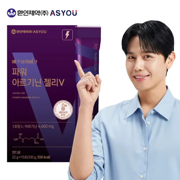 파워 아르기닌 젤리 V 22g x 15포 6박스 애즈유