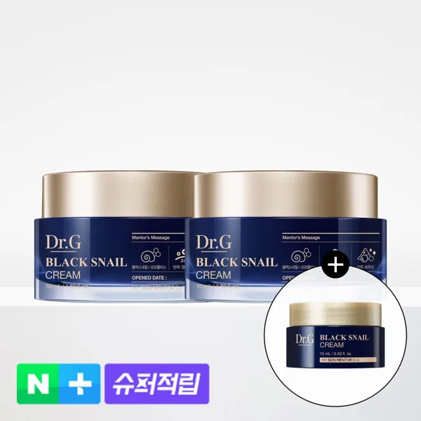 [슈퍼적립]닥터지 블랙 스네일 크림 50mLx2개