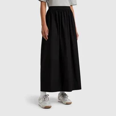 Basic shirring long skirt_4TPUD004I100