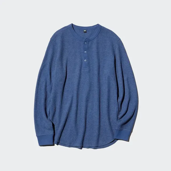 ) 유니클로 와플 헨리넥 14,240원