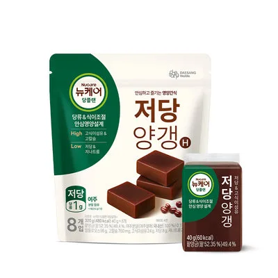 뉴케어 당플랜 저당양갱 40g, 8입, 1개