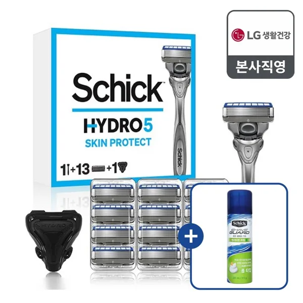 쉬크 하이드로5 면도기 기획팩+센서티브라임폼증정