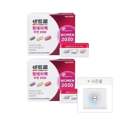 센트룸 원데이팩 우먼 2030, 2개 + 증정(쇼핑백, 1개)