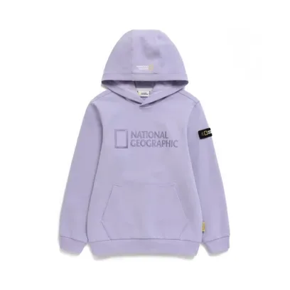 K233UHD010 톤온톤 빅로고 후드티셔츠 LAVENDER