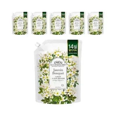 르샤트라 자스민부케 섬유유연제 1.6L, 6개