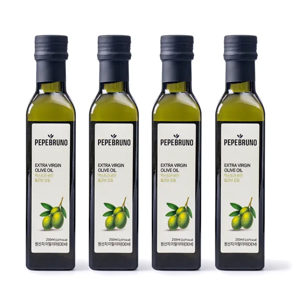 페페브루노 엑스트라버진 올리브오일, 250ml, 4개