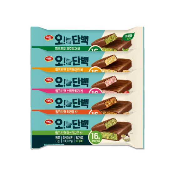 오늘단백 밀크초코바 5종 12팩