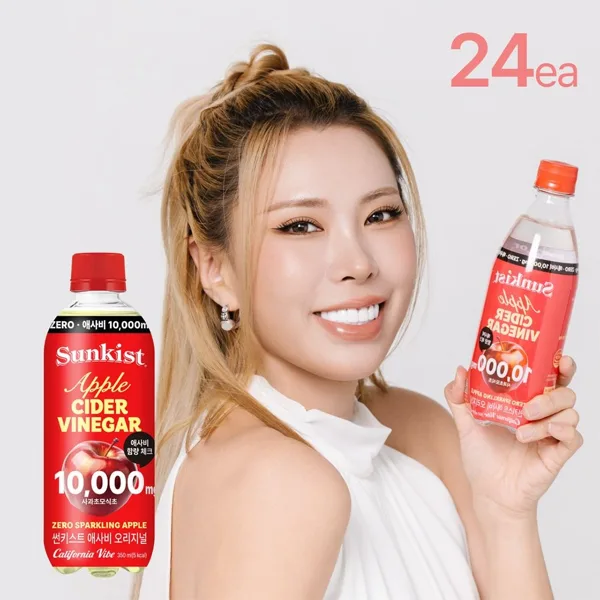 광동 썬키스트 애사비 제로 스파클링 350ml 24입