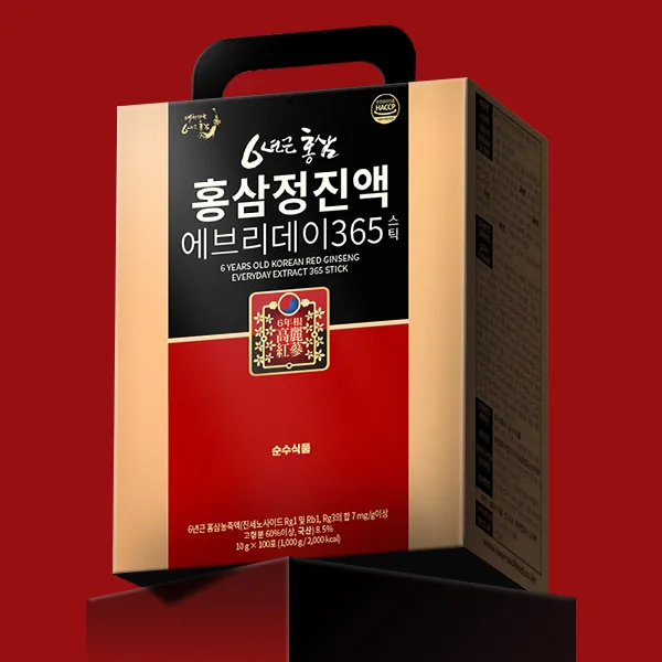 순수식품 홍삼정진액 에브리데이 365 스틱, 10g 100포 1박스