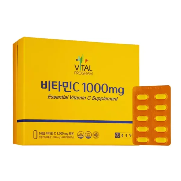 종근당 바이탈프로그램 비타민C 1000mg 600정, 1개