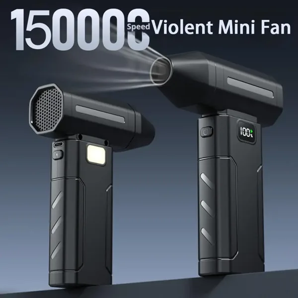 X8 브러시리스 터보 제트 팬 블로워 150000RPM 강력한 전기 에어 진공 먼지 청소기 휴대용