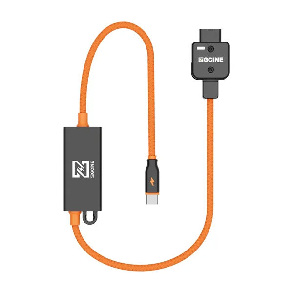ZGCINE 케이블 20인치 DT-PD D-Tap to USB-C PD 2-way V-마운트 충전기 V-마운트 배터리 미러리스 카메라 휴대폰용 전원 케이블