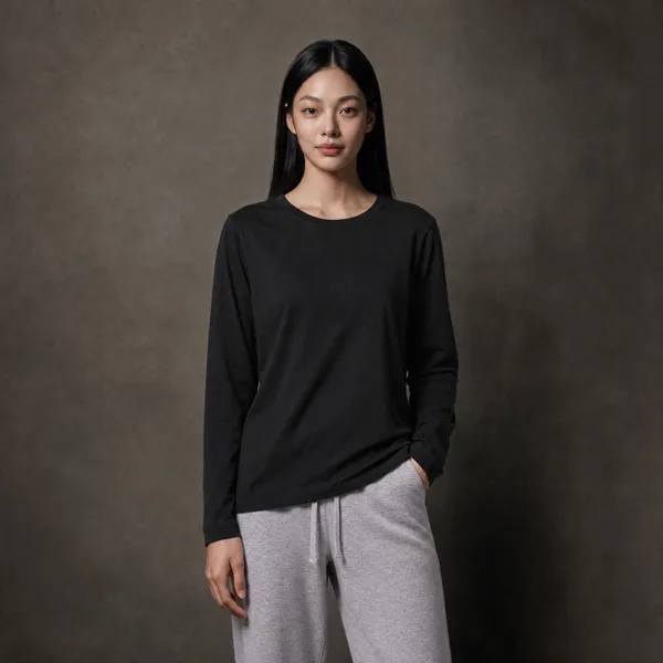 폴햄 여성 에코베로 라운드 긴팔티