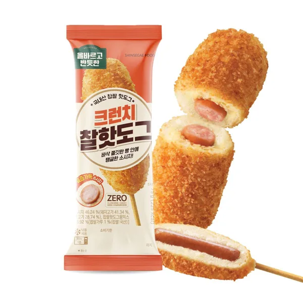 올반 크런치 찰핫도그 25개