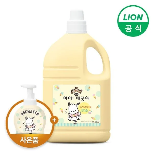 아이깨끗해 딜크릿 포차코 에디션 순 4.5L 1개 + 490ml 전용 공용기