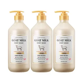 샤워메이트 산양유 마누카 바디워시 800ml, 3개