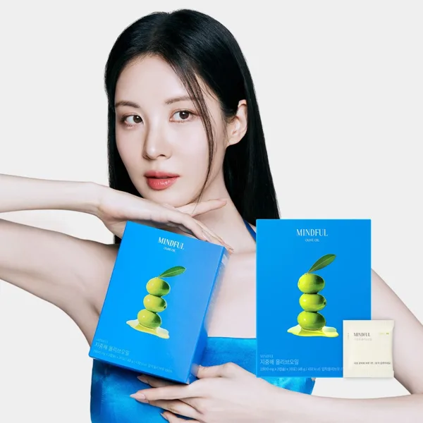 푸드올로지 지중해 마인드풀 올리브오일 유기농 냉압착 엑스트라버진 캡슐