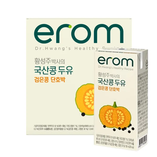 이롬 국산콩 단호박두유 190ml 16개 6900원
