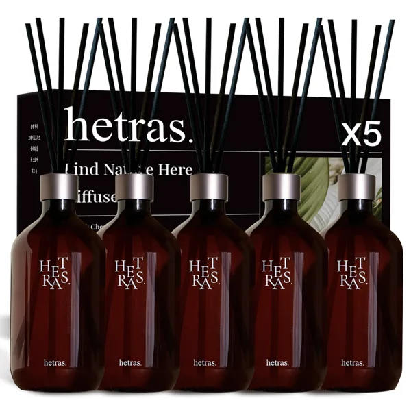 헤트라스 프리미엄 대용량 디퓨저 500mlx5개 선물세트