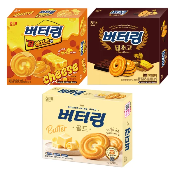 해태 버터링 4개 골라담기