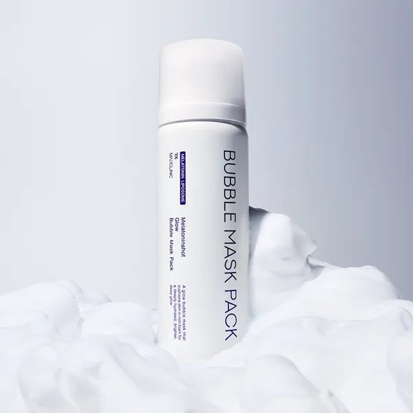 맥스클리닉 멜라토닌샷 글로우 물광 버블팩 버블마스크 80ml, 1개