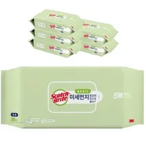스카치브라이트 베이직 미세먼지 물걸레 청소포 플러…