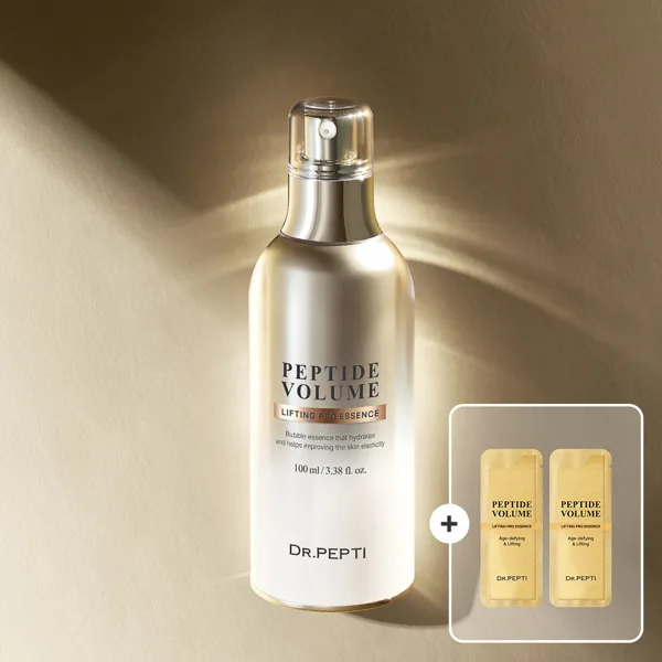 닥터펩티 펩타이드 볼륨 리프팅 프로 에센스 100ml + 리프팅 2매 버블 제형 거품에센스