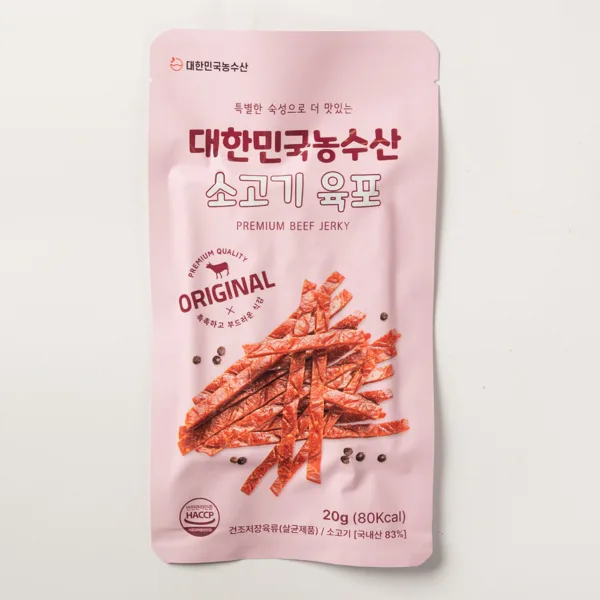 소고기 육포 20g 간식 안주