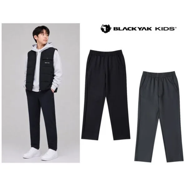 블랙야크키즈 저지 스트레이트 팬츠