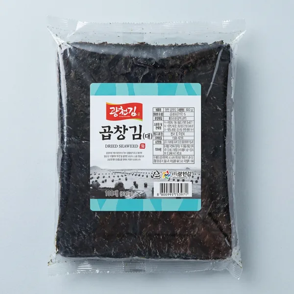 광천김 프리미엄 해남 햇곱창김, 특상, 대, 100매, 1개