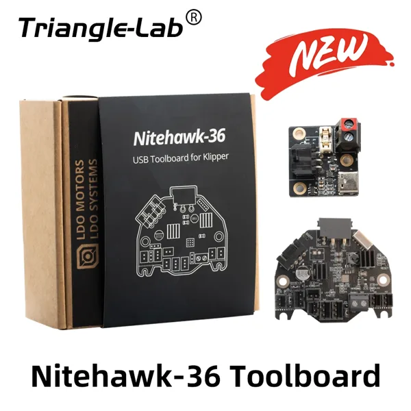 Trianglelab Nitehawk LDO 툴보드, RP2040 MCU, TMC2209 드라이브, ADXL345 가속도계 및 USB 포트 탑재, Voron StealthBurner