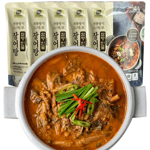 국내산 민물장어 장어탕 500g 5팩