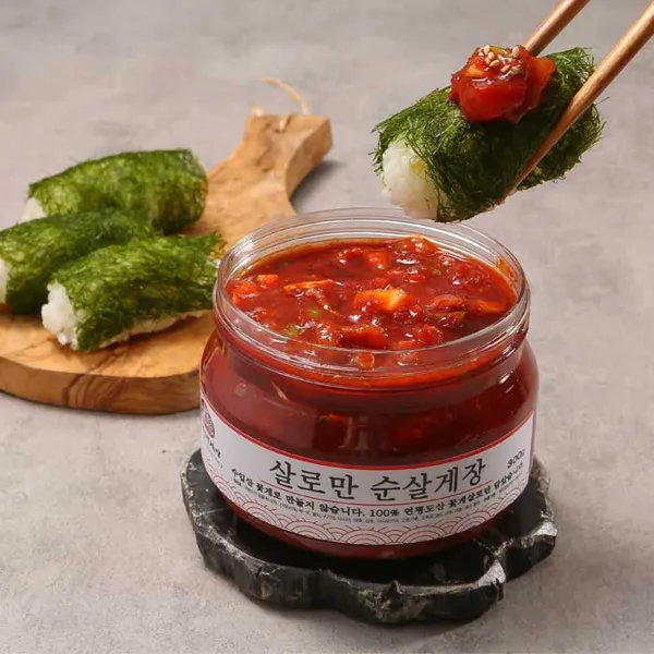 알품게 삼대인천게장 순살게장 국내산 연평도 살로만 간장 양념 400g