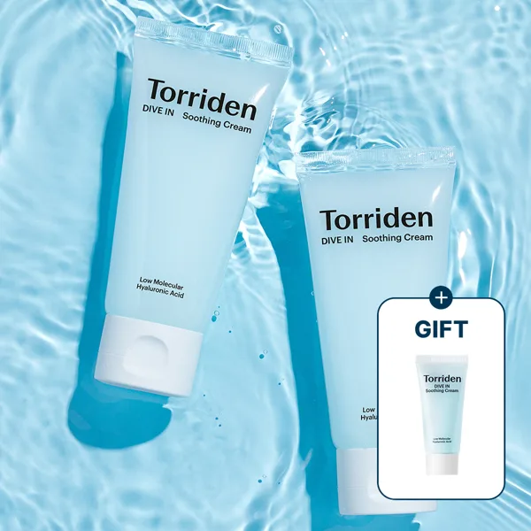 다이브인 저분자 히알루론산 수딩 크림 100ml 2개+다이브인 세럼 10ml